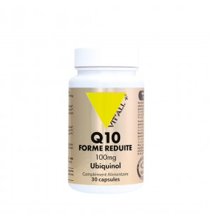 VIT'ALL+ Q10 Réduit 100mg – Ubiquinol™ boite 30 capsules