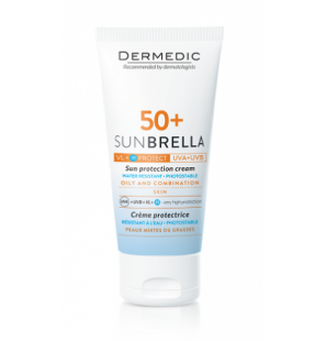 DERMEDIC SUNBRELLA crème solaire peaux grasses et mixtes spf 50+ | 50 ml