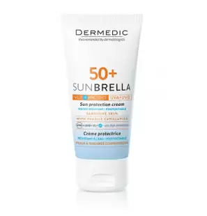 DERMEDIC SUNBRELLA crème solaire peaux à problèmes vasculaires spf 50+ | 50 ml