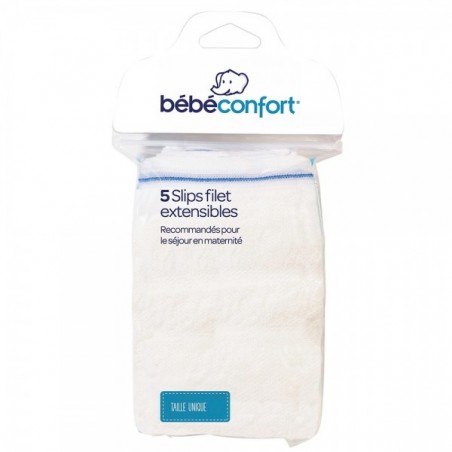 Bébé confort6 5 slips filet extensibles « spécial séjour maternité »