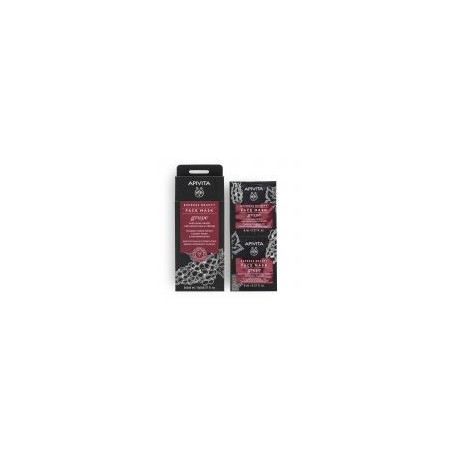 APIVITA EXPRESS BEAUTY Masque Visage Lissant & Raffermissant au Raisin 8ML