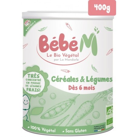 BEBE M LEGUMES céréales | 400 G