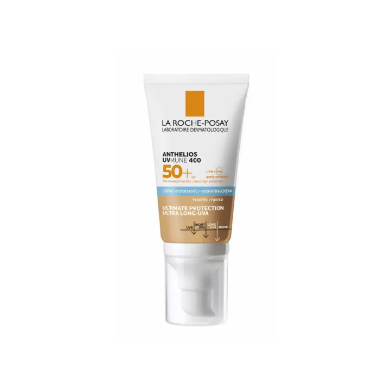 La Roche-Posay Anthelios UVMune 400 Crème Solaire Teintée | Peaux Sensibles Normales À Sèches | 50ml