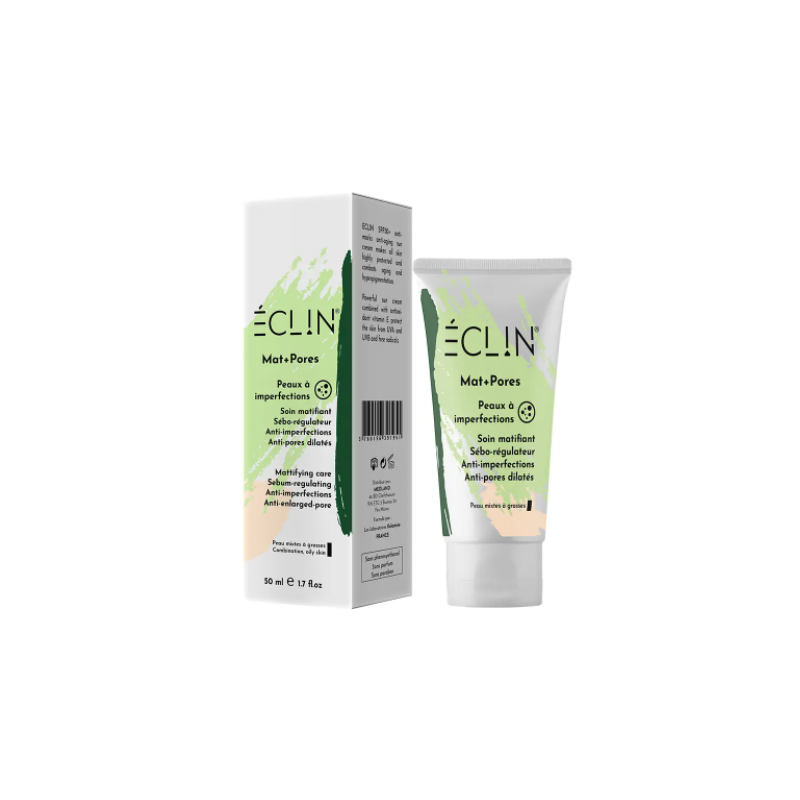 ECLIN crème Mat+ pores crème anti-imperfections | 50 ml