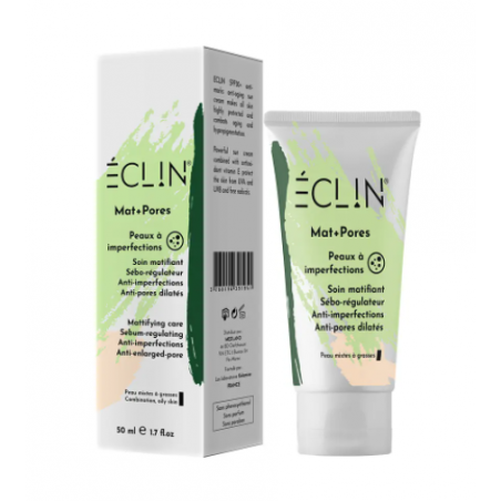 ECLIN crème Mat+ pores crème anti-imperfections | 50 ml