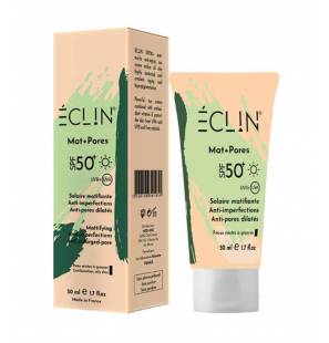 ECLIN crème solaire Mat+ pores spf 50+ | 50 ml