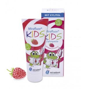 MIRADENT MIRAFLUOR KIDS dentifrice Framboise 75 ml