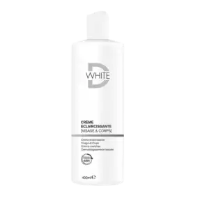 DWHITE crème éclaircissante Visage & Corps | 400 ml