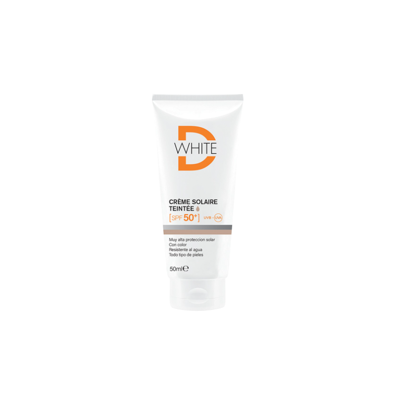 DWHITE crème solaire Teintée spf 50+ (50ml)