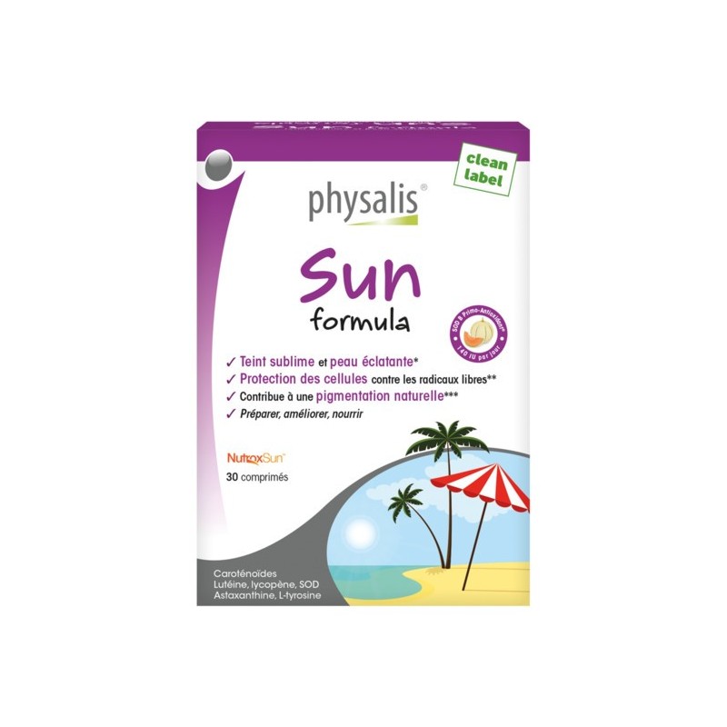 Physalis Sun Formula BIO boite 30 comprimés