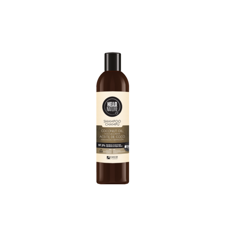 HELLO NATURE Coconut Oil shampooing | 300 ml