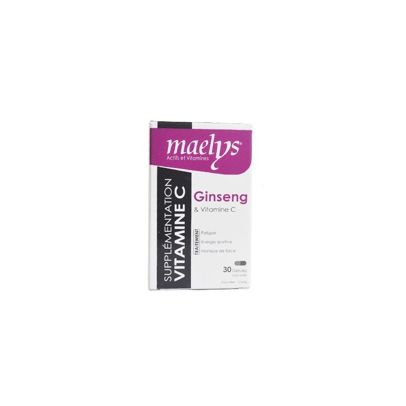 MAELYS ginseng boite 30 gélules