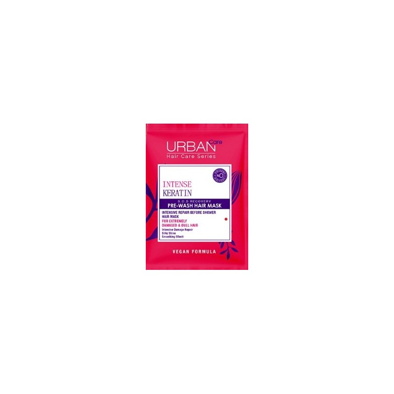 URBAN CARE masque réparateur avant lavage à la kératine intense 50ML