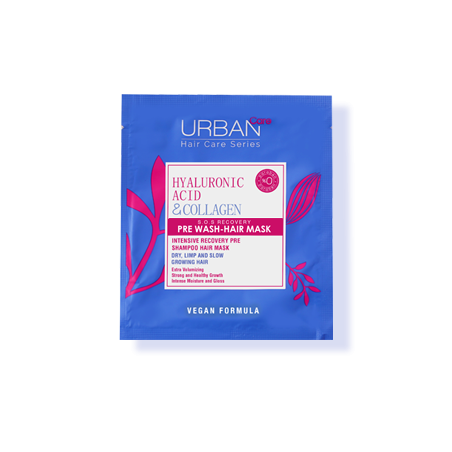 URBAN CARE masque réparateur à l'acide hyaluronique et collagène 50ML