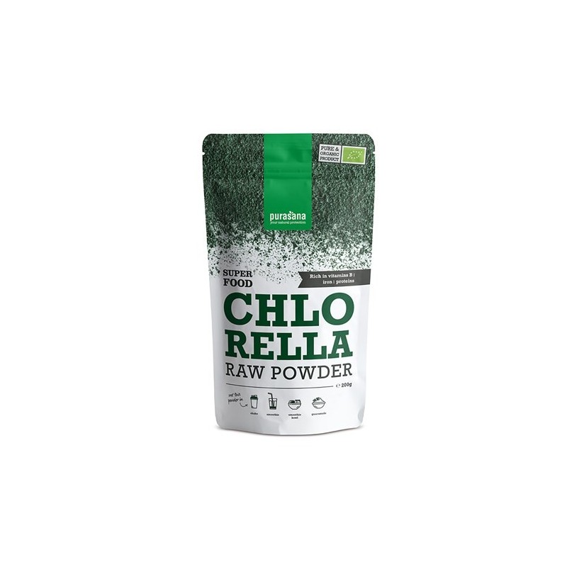 PURASANA Poudre de Chlorella 200G