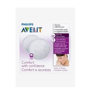 Avent Philips  coussinet lavable boite de 6