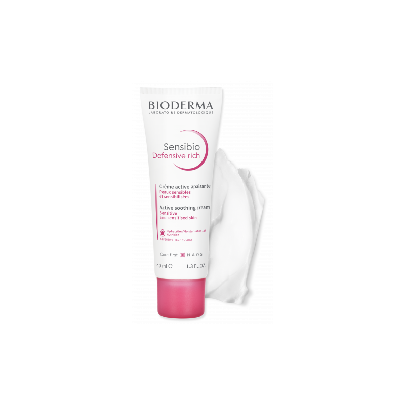 BIODERMA SENSIBIO DEFENSIVE RICHE crème active 40 ml