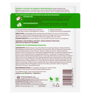 PALMER'S COCONUT OIL pack de protéines de conditionnement