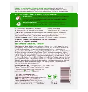 PALMER'S COCONUT OIL pack de protéines de conditionnement