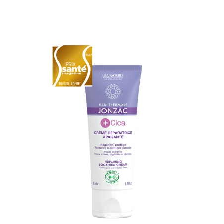 JONZAC +CICA crème réparatrice apaisante BIO 40 ml