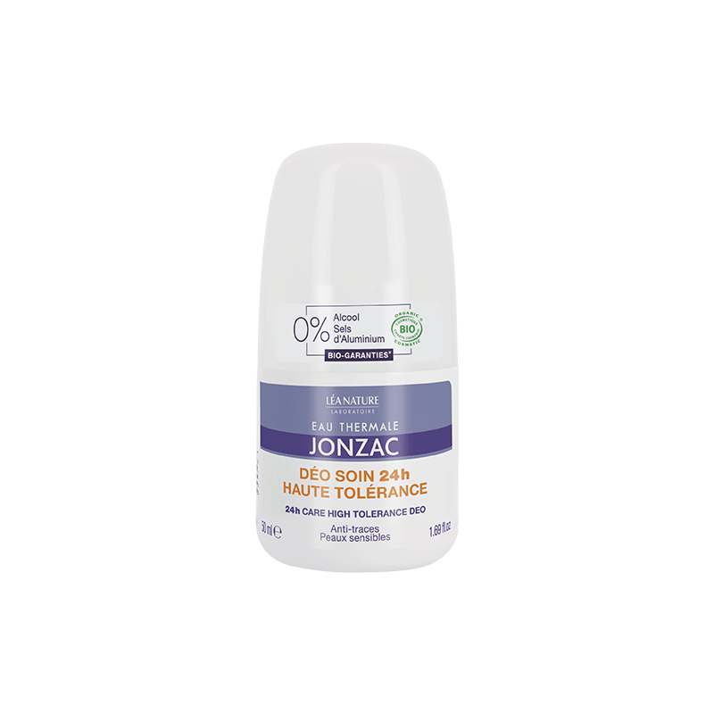 JONZAC déodorant Soin 24H haute tolérance BIO 50 ml