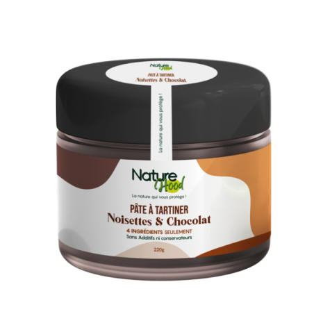 NATURE HOOD Pâte à tartiner Noisette & Chocolat 220gr