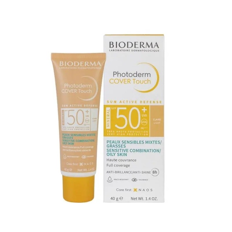 BIODERMA PHOTODERM COVER TOUCH TIENTEE CLAIRE SPF50 40ML