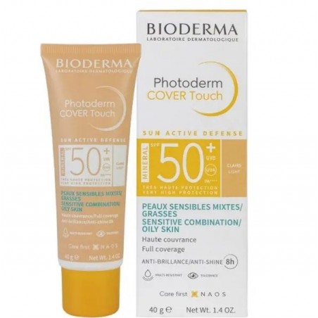 BIODERMA PHOTODERM COVER TOUCH TIENTEE CLAIRE SPF50 40ML