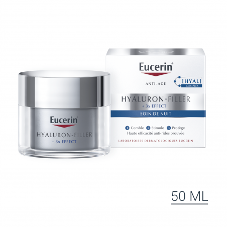 EUCERIN HYALURON FILLER 3x EFFECT Soin de Nuit | 50 ml