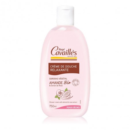 ROGE CAVAILLES RELAXANTE crème douche Amande & Rose 750 ml