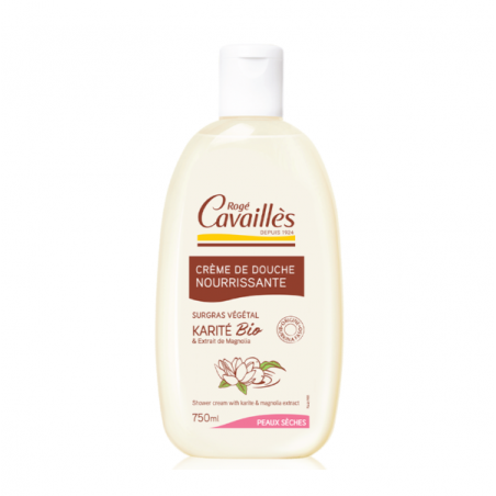 ROGE CAVAILLES NOURRISSANTE crème douche Karité & Magnolia 750 ml