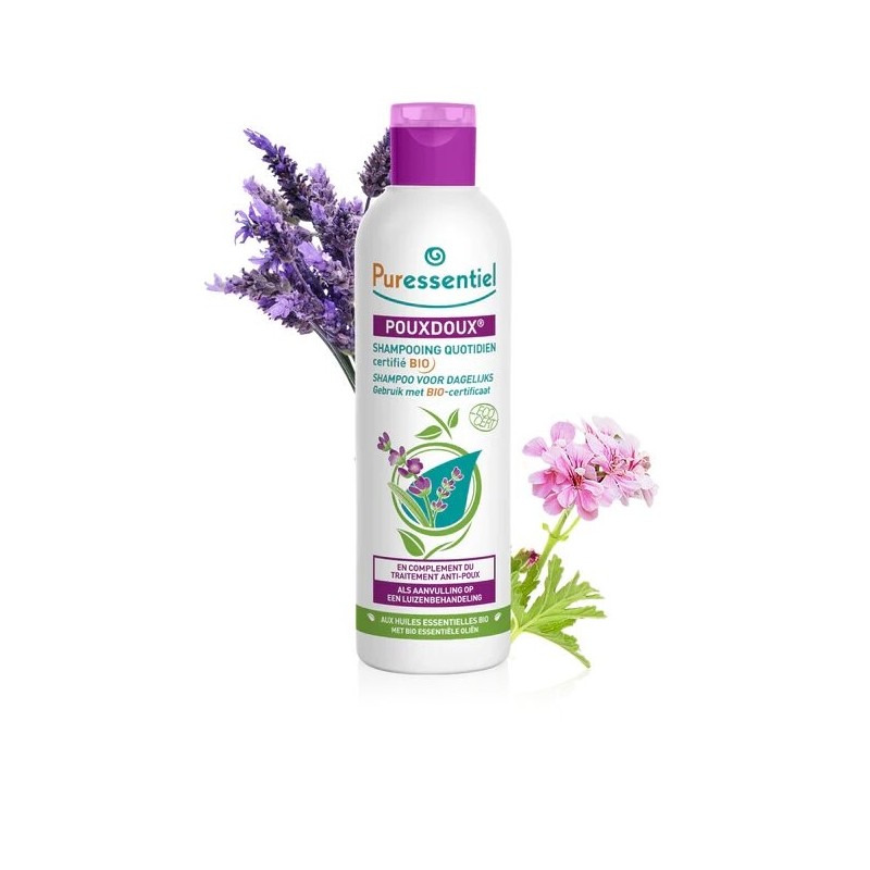 PURESSENTIEL POUXDOUX shampooing BIO 200 ml PURESSENTIEL POUXDOUX shampooing BIO 200 ml