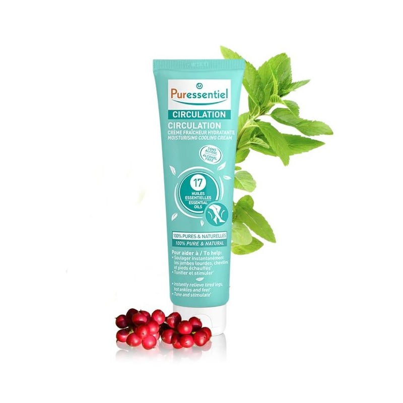 PURESSENTIEL CIRCULATION crème fraîcheur 100 ml