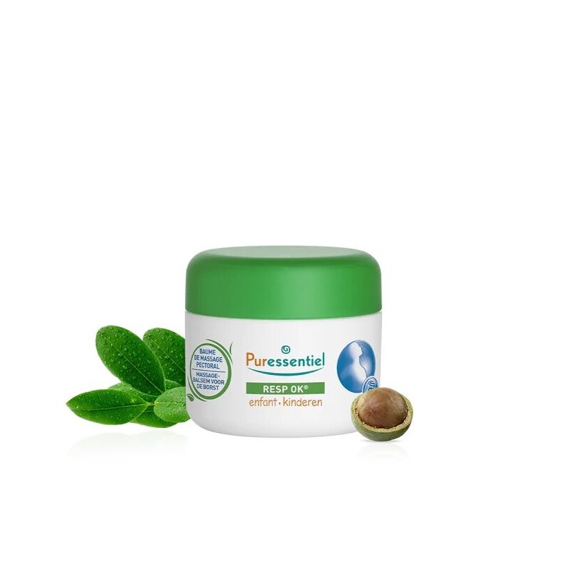 PURESSENTIEL RESP OK baume massage pectoral ENFANT 60 ml