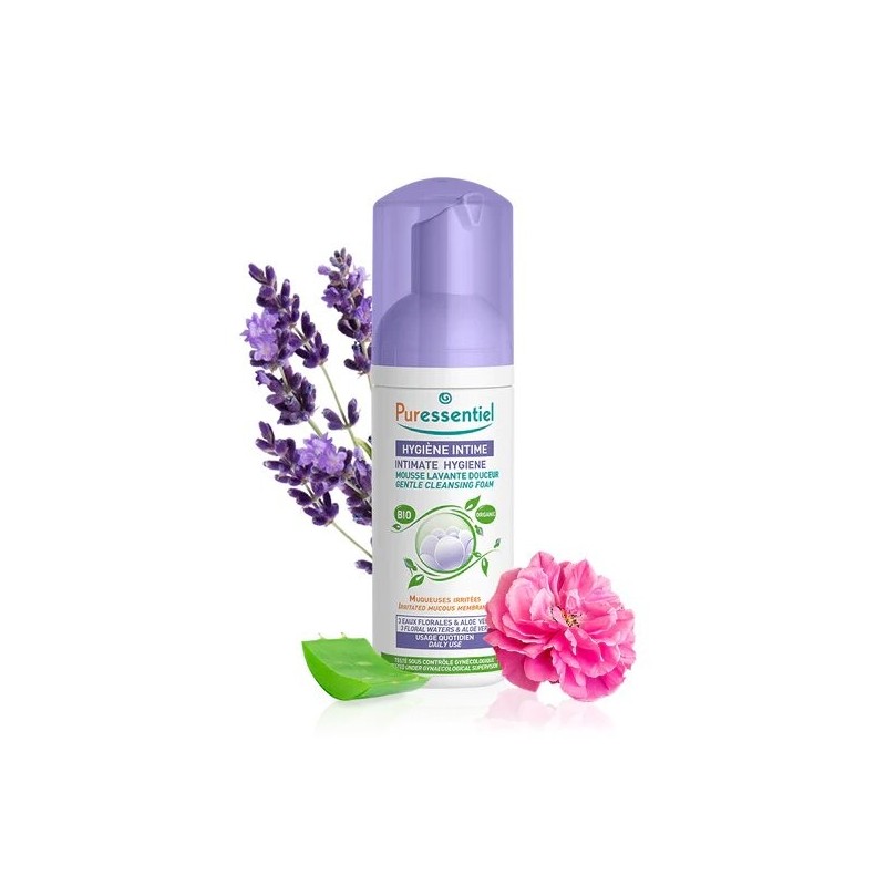 PURESSENTIEL HYGIENE INTIME mousse lavante douceur BIO 150 ml