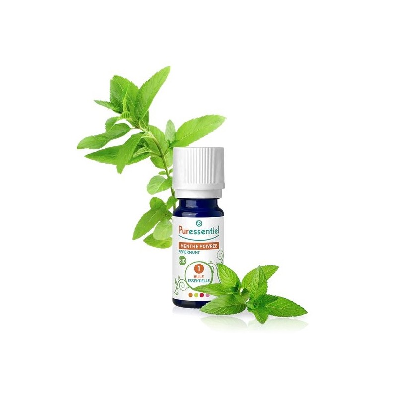 PURESSENTIEL MENTHE POIVREE huile essentielle BIO 10 ml