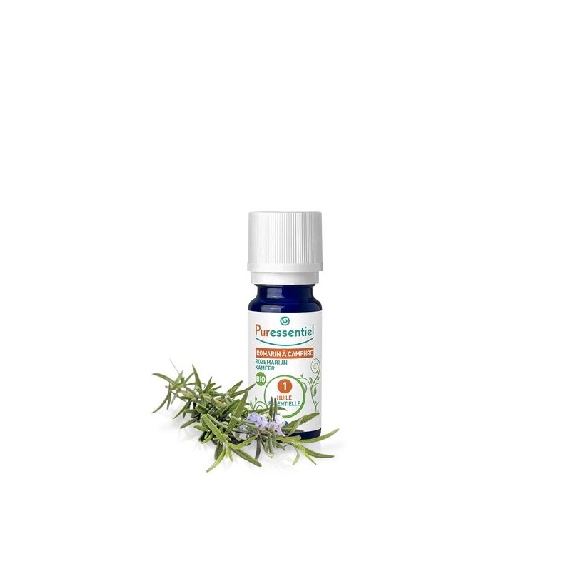 PURESSENTIEL ROMARIN A CAMPHRE huile essentielle BIO 10 ml