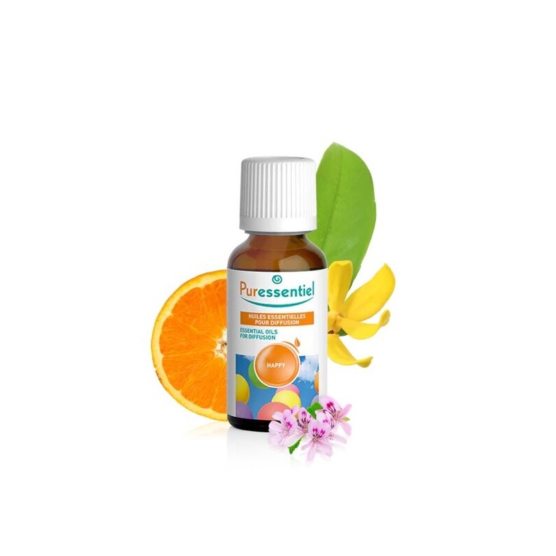 PURESSENTIEL HAPPY Diffuse huiles essentielles 30 ml