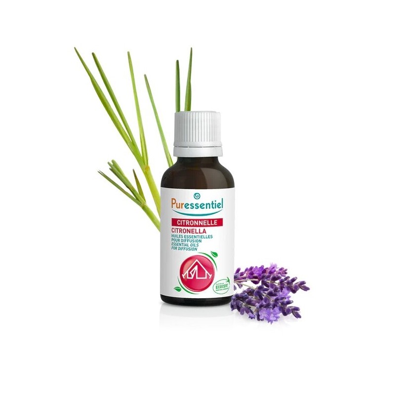 PURESSENTIEL CITRONNELLE (+3HE) Diffuse huiles essentielles 30 ml
