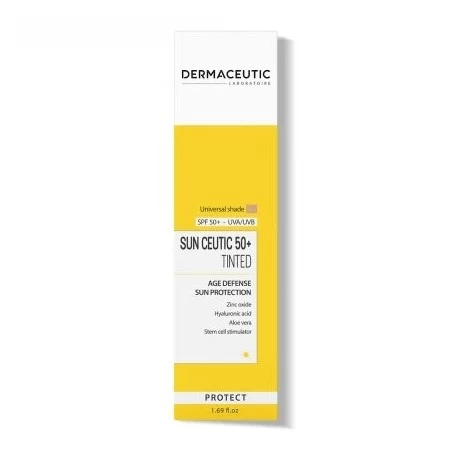 DERMACEUTIC SUN CEUTIC 50+ TEINTÉE protection solaire anti-âge | 50 ml
