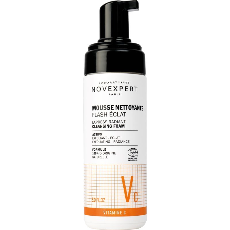 NOVEXPERT Mousse flash éclat Nettoyante | 150 ml