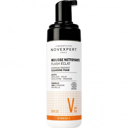 NOVEXPERT Mousse flash éclat Nettoyante | 150 ml