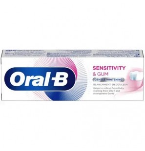 ORAL-B SENSITIVITY & GUM dentifrice Blancheur 75 ml