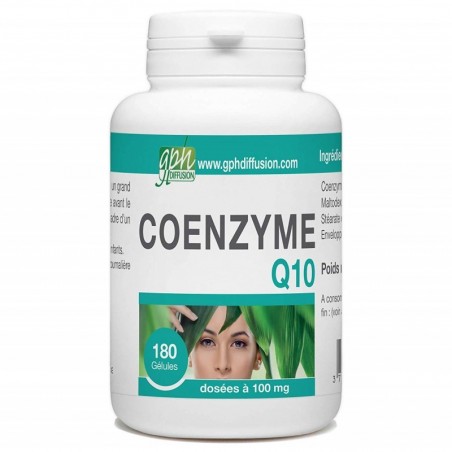 GPH DIFFUSION Coenzyme Q10 100 mg | 180 gélules