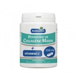 RENAISSANCE Hydrolysat Collagène Marin + Vitamine C 350 mg l 200 gélules