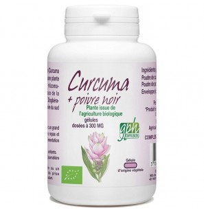 GPH DIFFUSION Curcuma + Poivre 300 mg Bio | 100 gélules