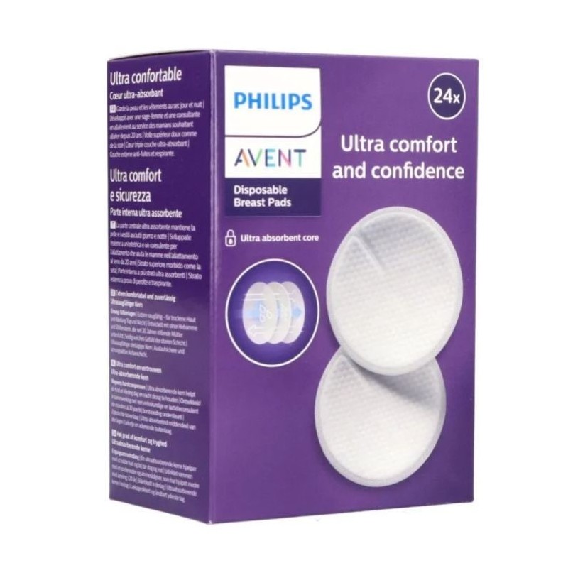 Avent Philips coussinet d'allaitement jour jetable boite de 24