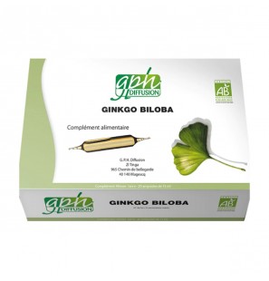 GPH DIFFUSION Gingko Biloba Bio | 20 ampoules