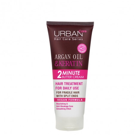 URBAN CARE 2 MINUTES CRÈME-MASQUE ARGAN & KÉRATINE 200ml