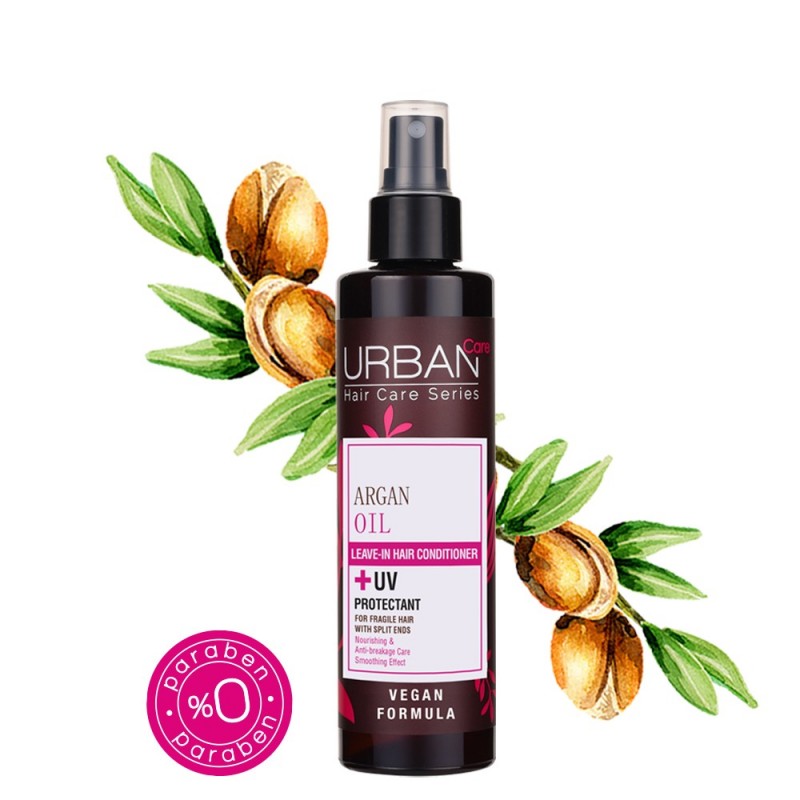 URBAN CARE LEAVE-IN NOURRISSANT ARGAN & KÉRATINE SANS RINÇAGE  200ml